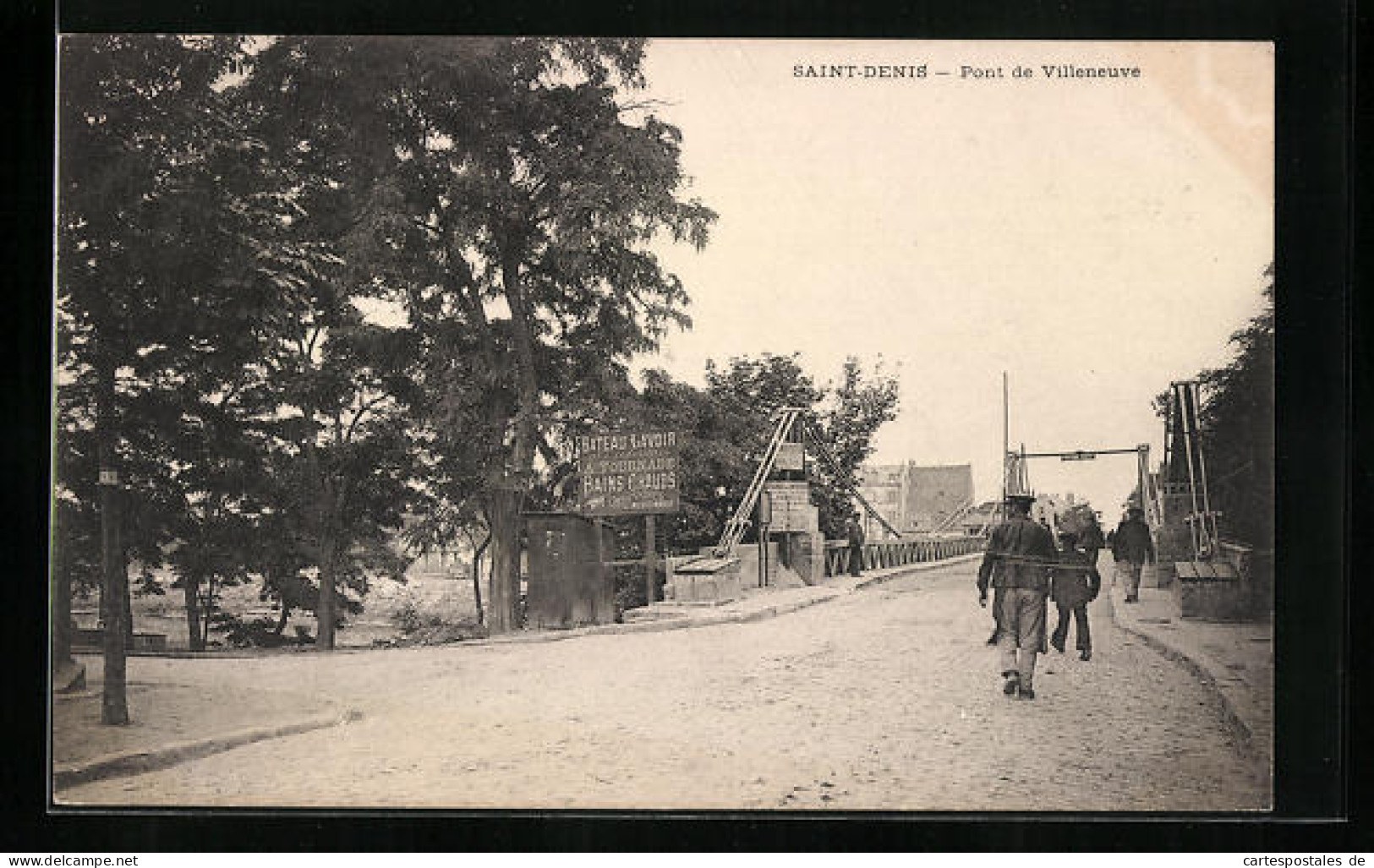 CPA Saint-Denis, Pont De Villeneuve  - Saint Denis