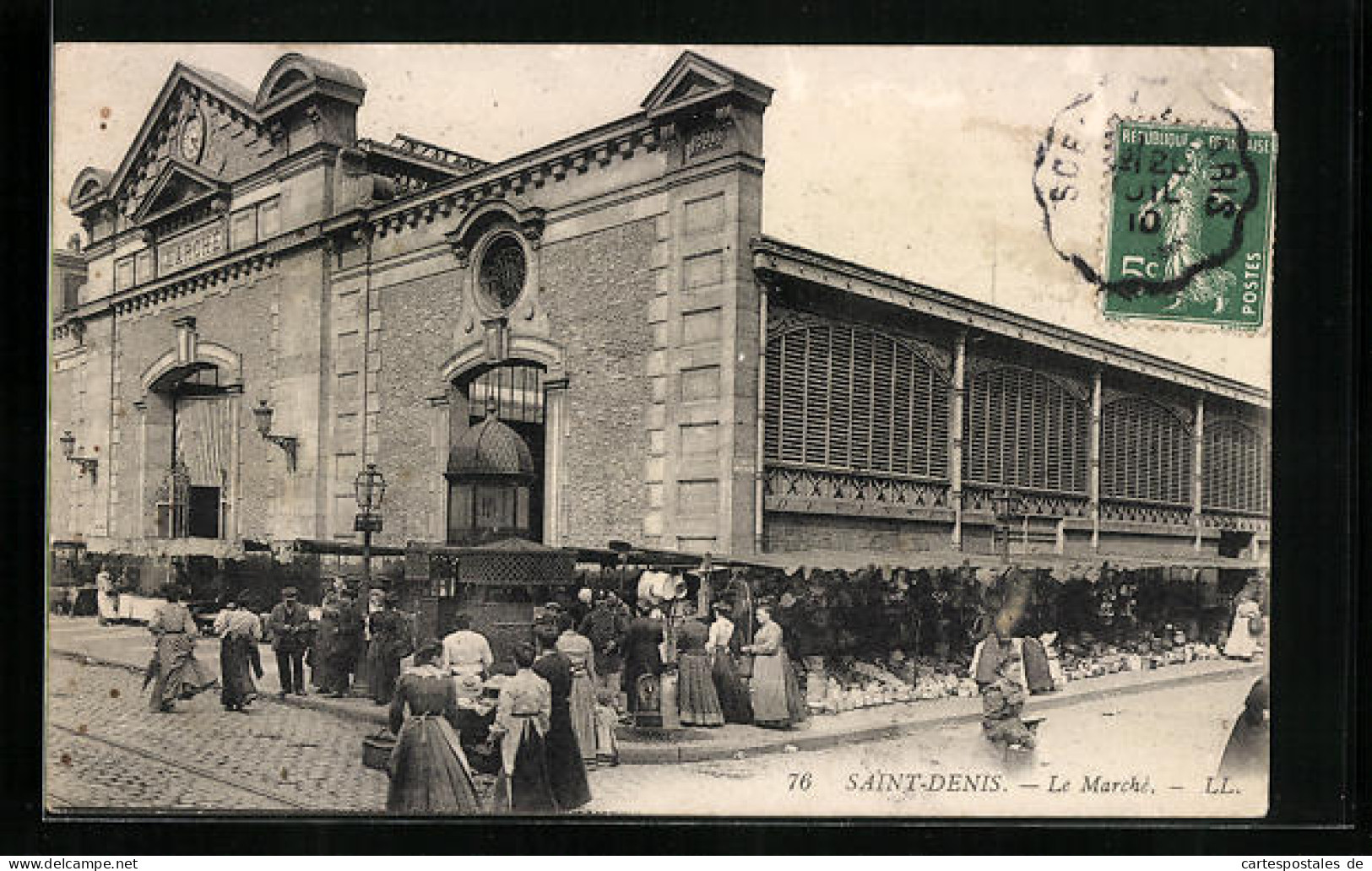 CPA Saint-Denis, Le Marché  - Saint Denis