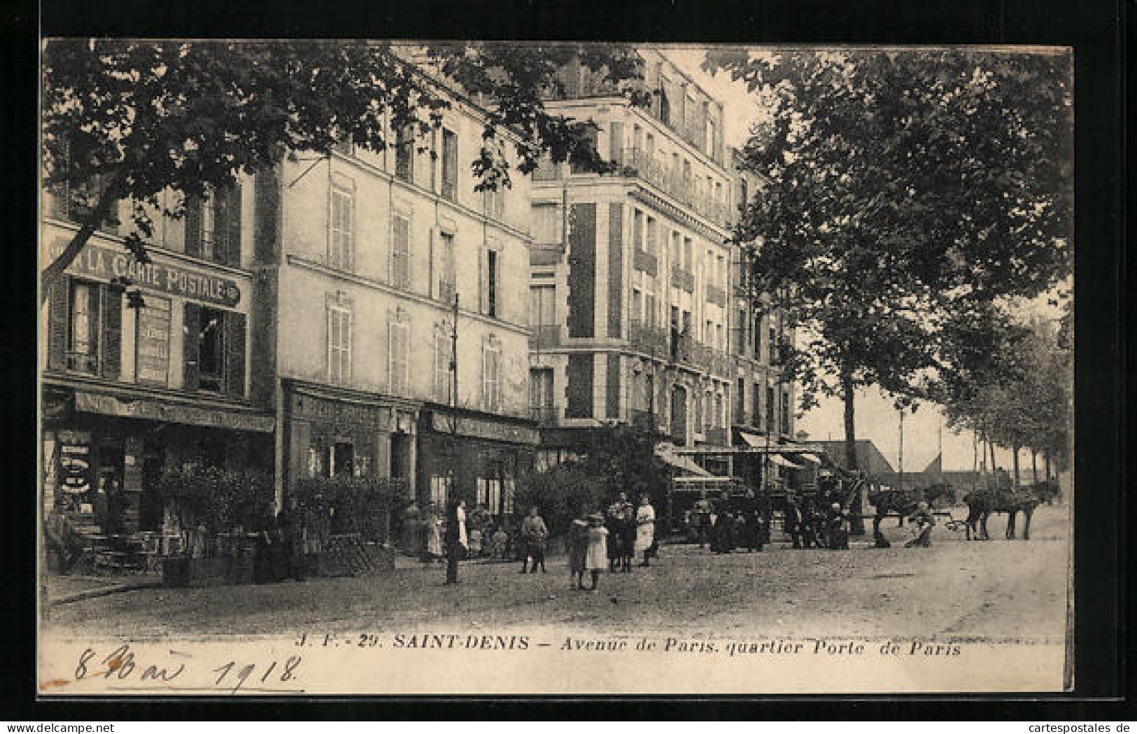 CPA Saint-Denis, Avenue De Paris, Quartier Porte De Paris  - Saint Denis