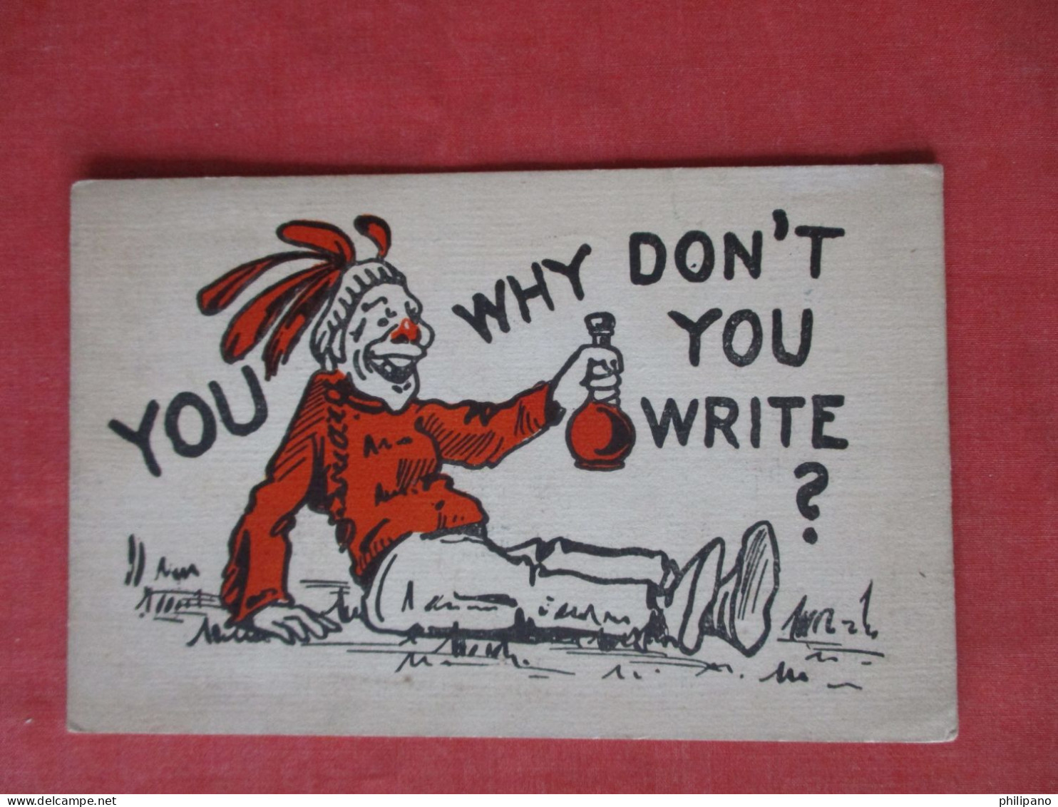 Native Americans You Why Don't You Write ?  Ref 6394 - Indios De América Del Norte