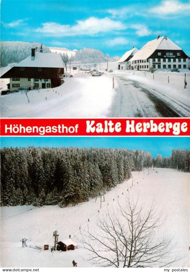 73941476 Voehrenbach Hoehengasthof Kalte Herberge Winterpanorama - Altri & Non Classificati