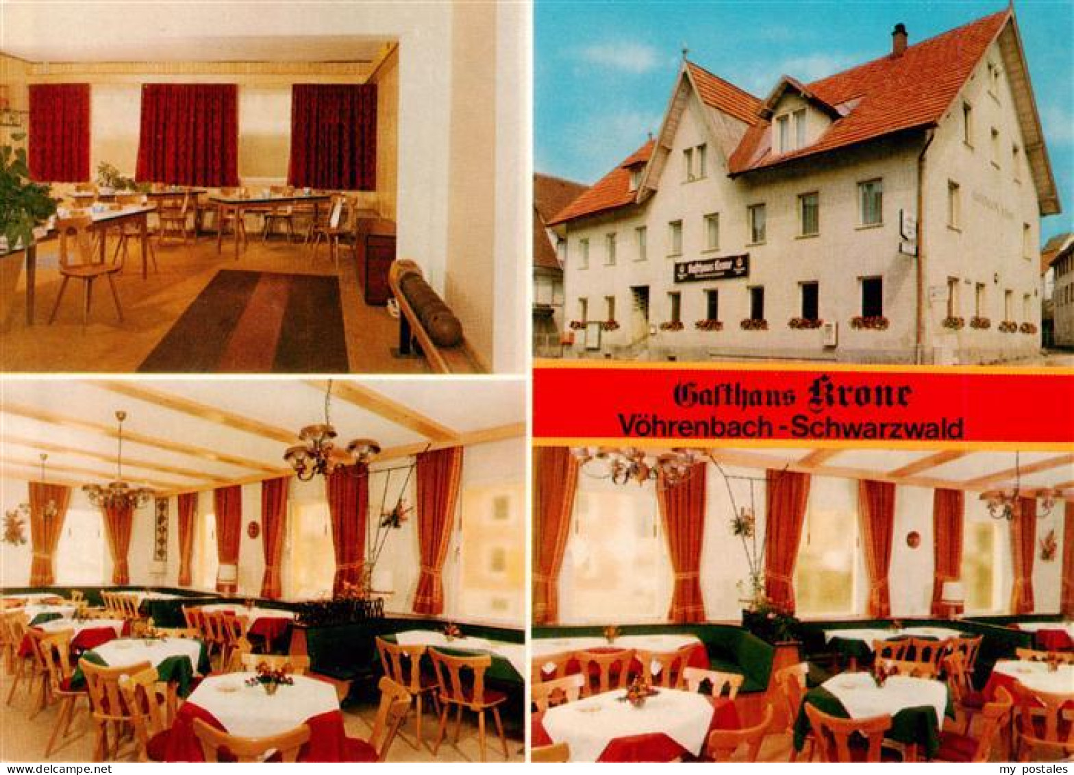 73941474 Voehrenbach Gasthaus Zur Krone Gastraeume - Autres & Non Classés