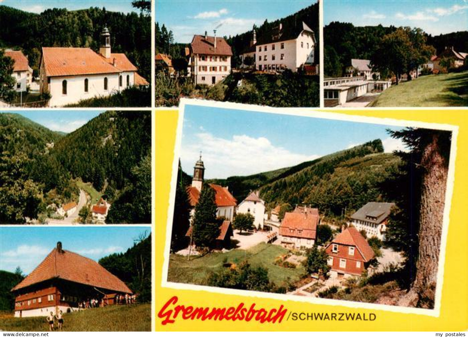 73941452 Gremmelsbach_Triberg Kirche Ortsansichten Schwarzwaldhaus - Triberg