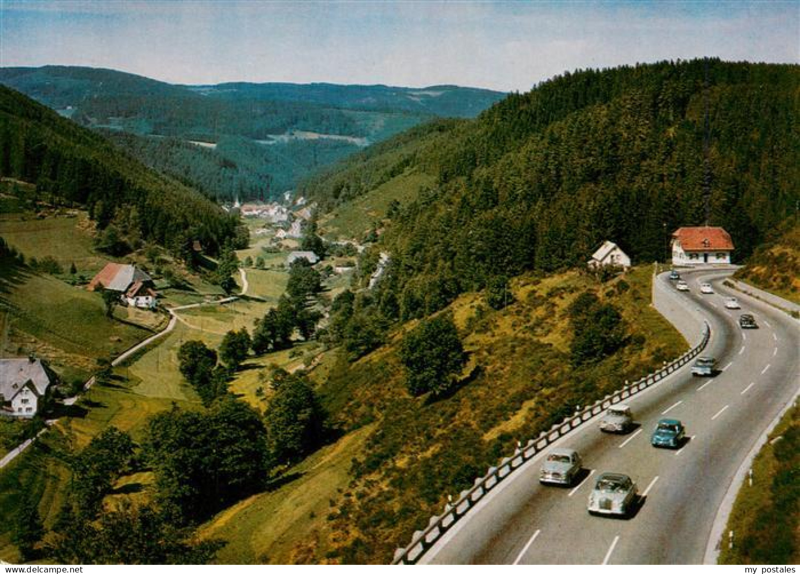 73941433 Nussbach_Schwarzwald Nussbachtal Panorama - Triberg