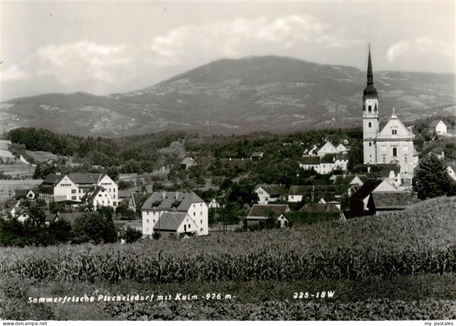 73900359 Pischelsdorf  Kulm Steiermark AT Ortsansicht Mit Kirche Sommerfrische  - Autres & Non Classés