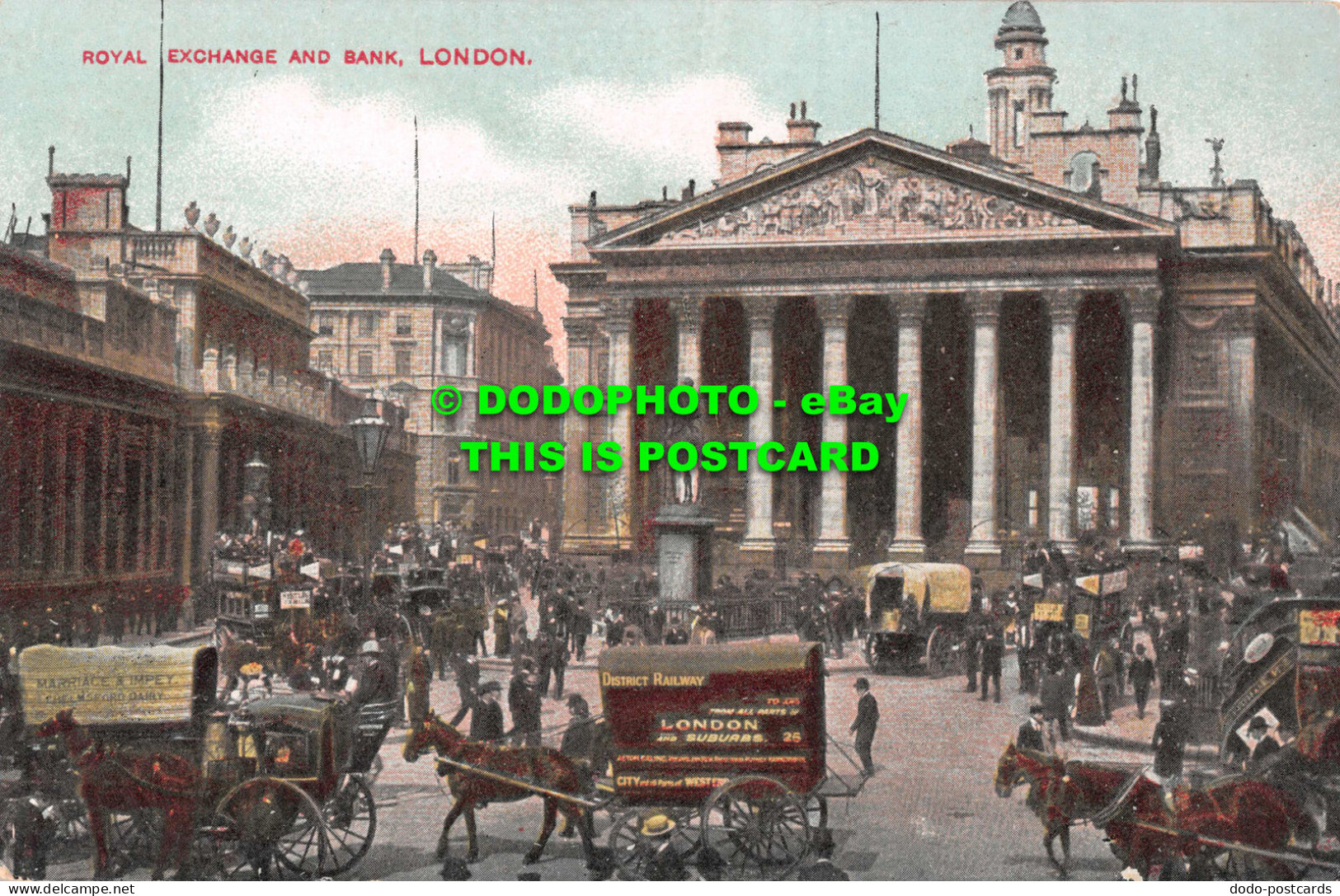 R543907 Royal Exchange And Bank. London - Sonstige & Ohne Zuordnung