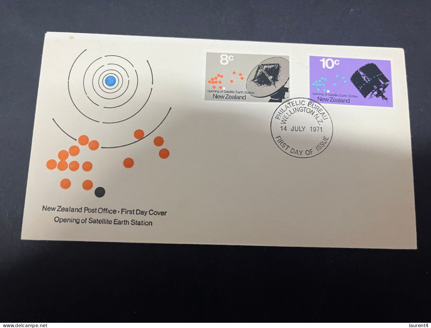 29-4-2024 (3 Z 24) FDC - New Zealand - 1971 - Satellite Earth Station - FDC