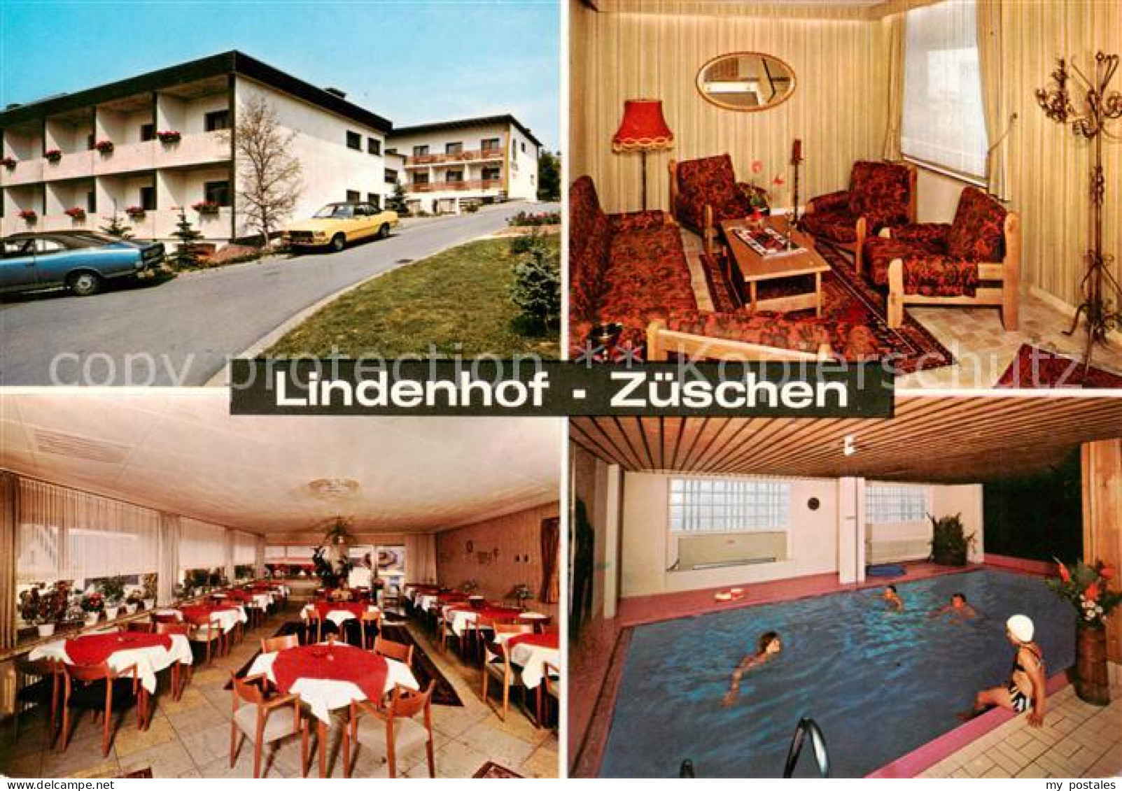 73862343 Zueschen  Sauerland Hotel Restaurant Cafe Lindenhof Hallenbad - Winterberg