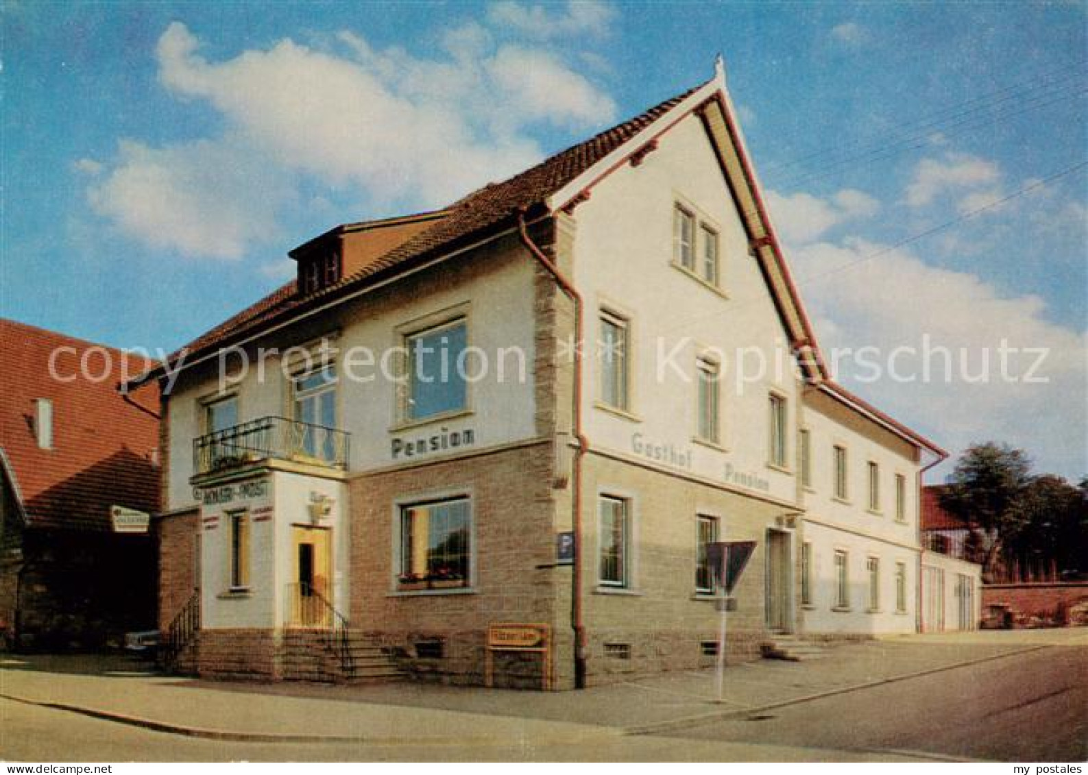 73862331 Zollhaus Blumberg BW Gasthof Pension Adler Post  - Autres & Non Classés