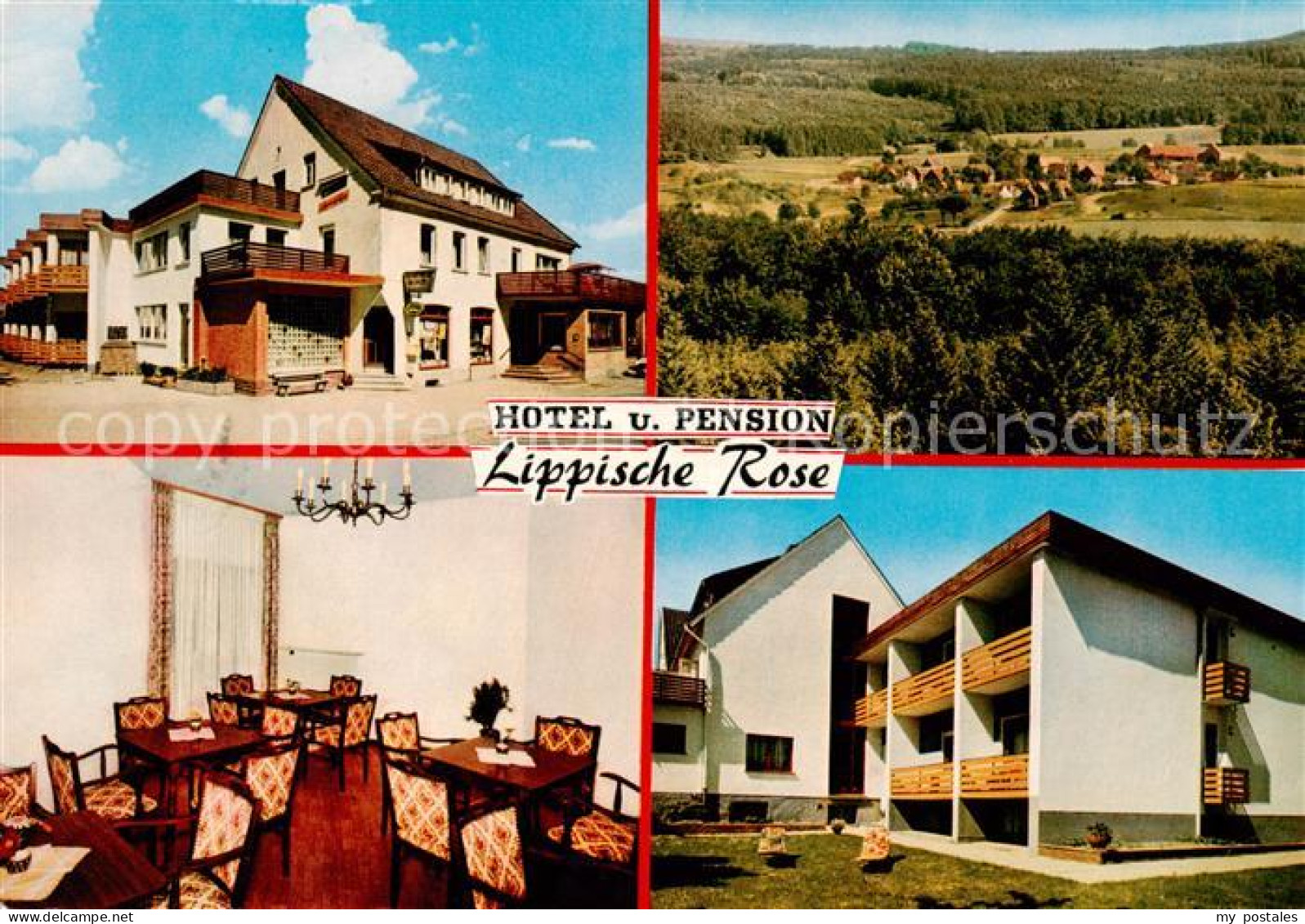 73862324 Hummersen Hotel Pension Lippische Rose Panorama Hummersen - Autres & Non Classés