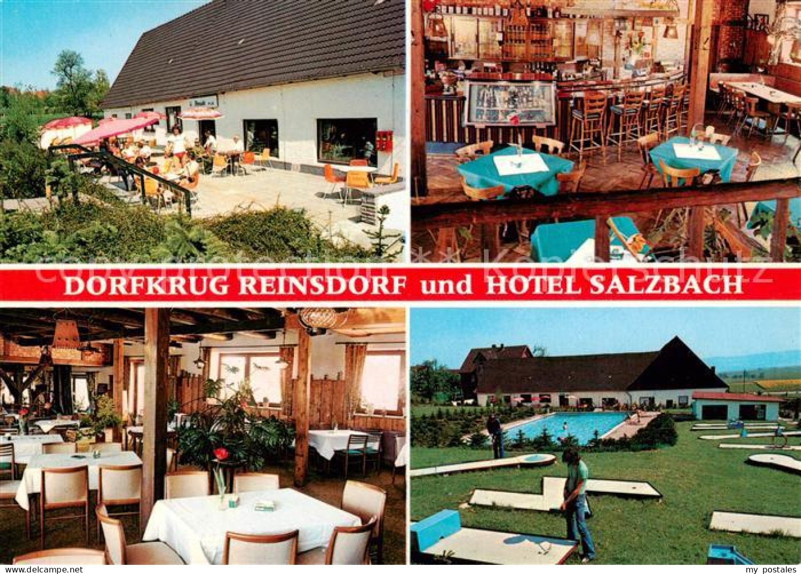 73862319 Reinsdorf Apelern Restaurant Dorfkrug Hotel Salzbach Minigolf Swimming  - Sonstige & Ohne Zuordnung