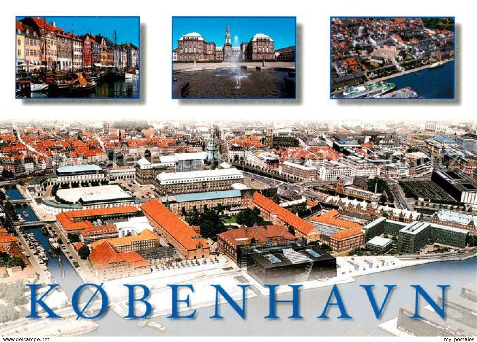 73862254 Kobenhavn Stadtpanorama Luftaufnahme Teilansichten Hafen Kobenhavn - Danemark
