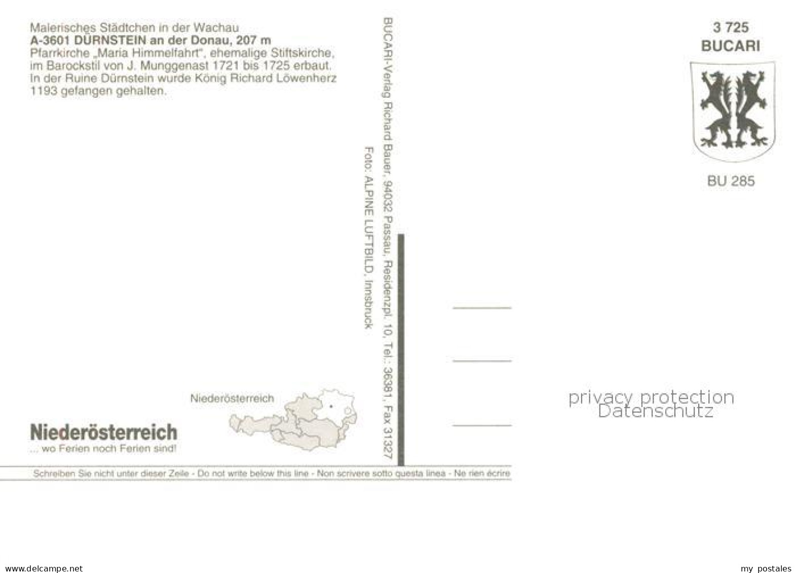 73862247 Duernstein Wachau AT Ansicht Mit Pfarrkirche Maria Himmelfahrt  - Altri & Non Classificati