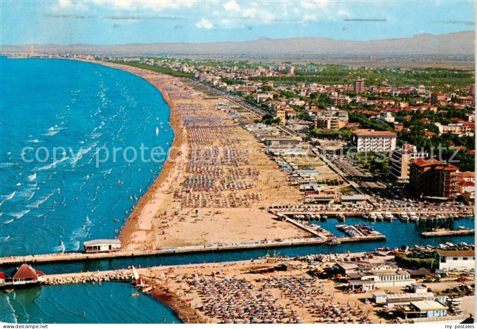 73862234 Cervia IT Panorama E Porto Canale Veduta Aerea  - Autres & Non Classés