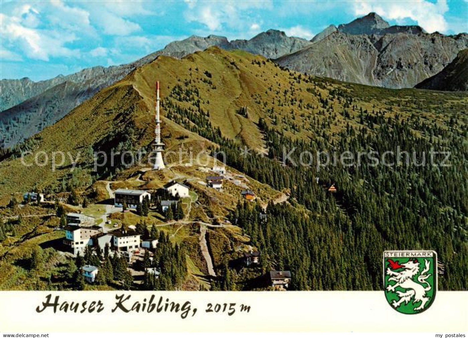 73862221 Hauser Kaibling 2015m Steiermark AT Mit Tauern Seilbahn Bergstation Ber - Autres & Non Classés