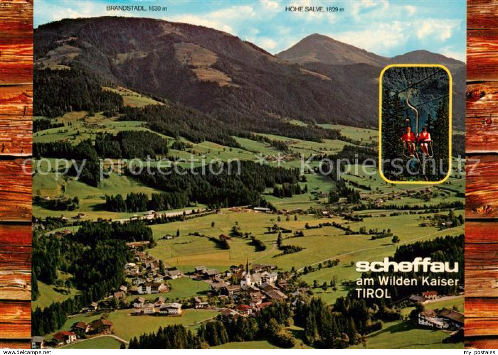 73862212 Scheffau Tirol Wilden Kaiser Tirol AT Panorama Erholungsort Wandergebie - Autres & Non Classés