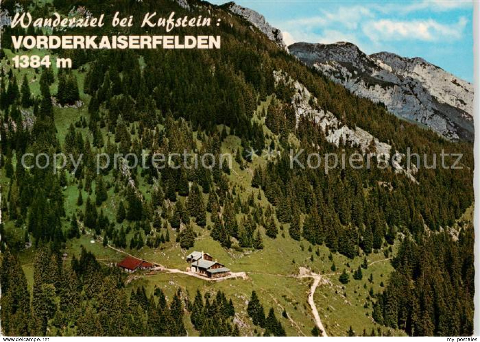 73862200 Vorderkaiserfelden Kaisergebirge Tirol AT Schutzhuette Am Zahmen Kaiser - Altri & Non Classificati