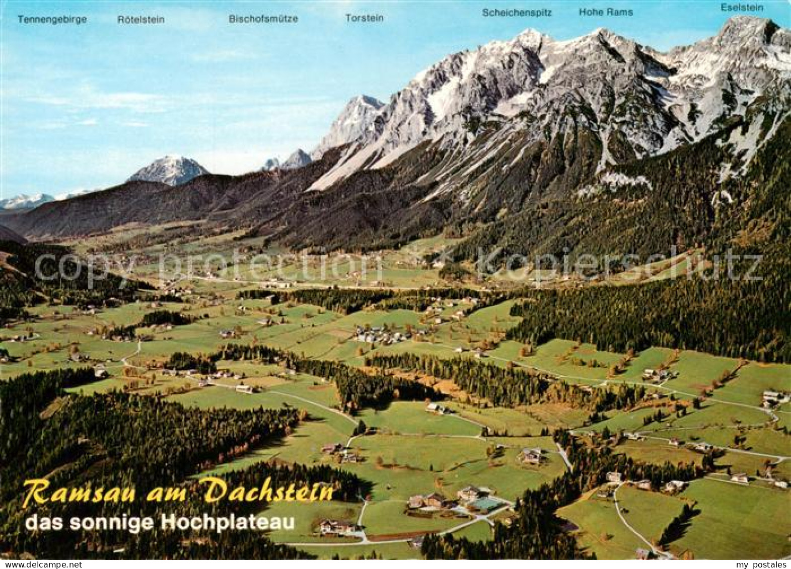 73862196 Ramsau Dachstein Steiermark Panorama Hochplateau Suedwaende Des Dachste - Other & Unclassified