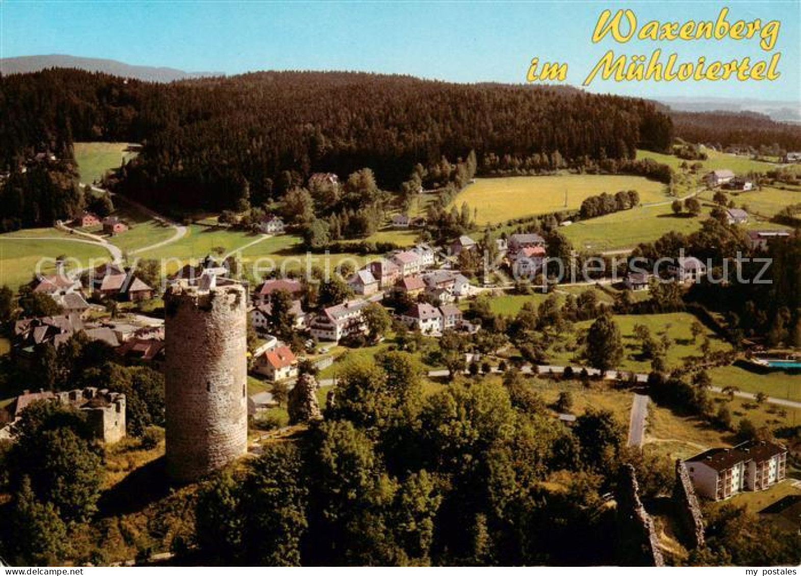 73862194 Waxenberg Oberneukirchen Panorama Erholungsort Im Muehlviertel Ruine 13 - Autres & Non Classés