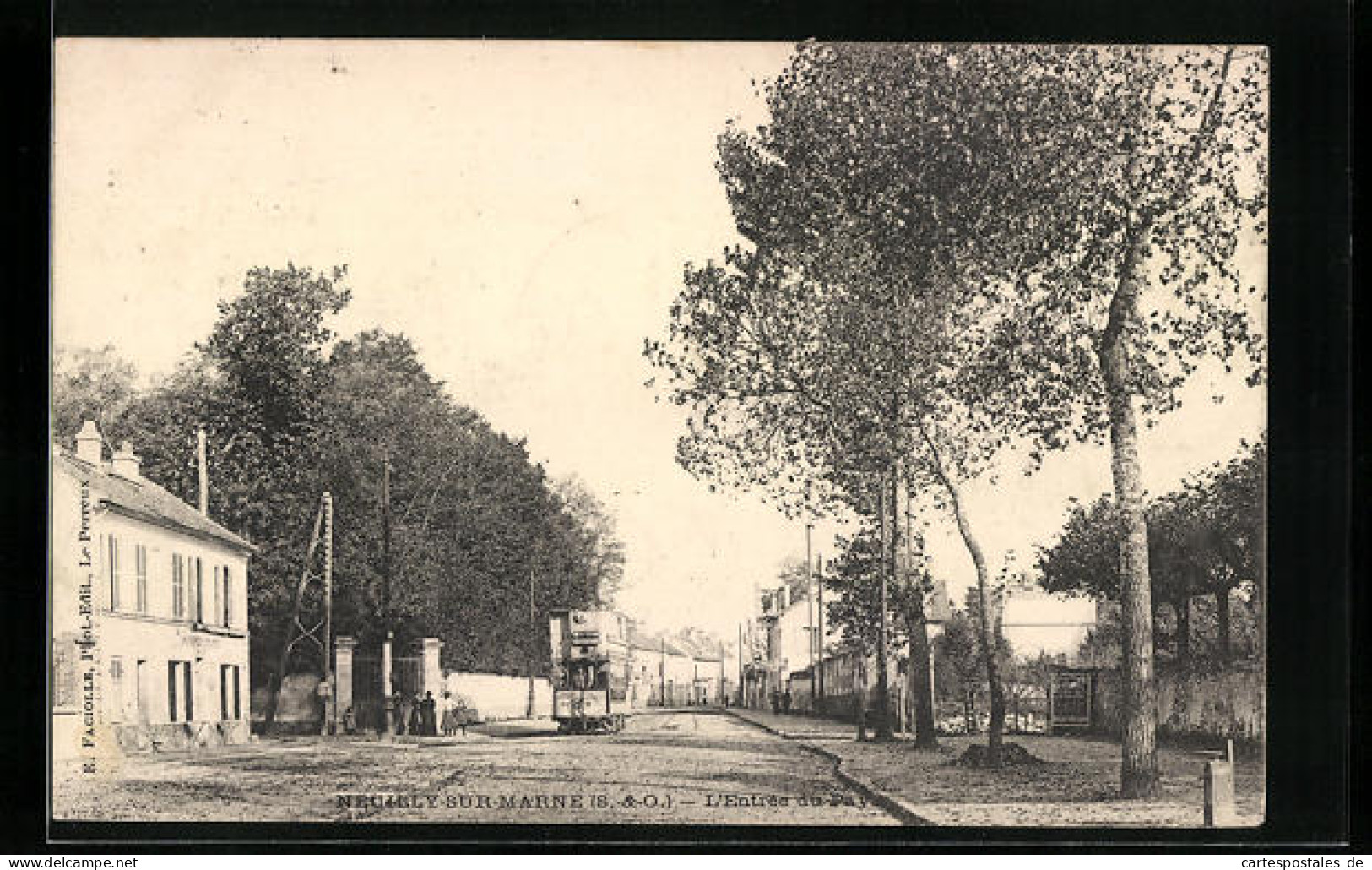 CPA Neuilly-sur-Marne, L'Entrée Du Pays  - Neuilly Sur Marne