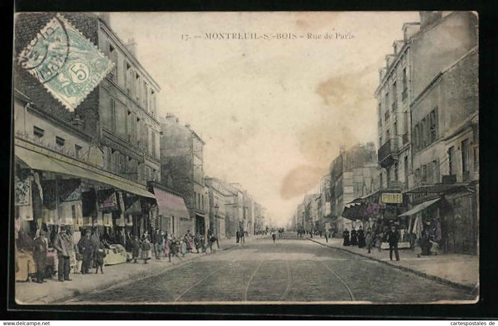 CPA Montreuil-sous-Bois, Rue De Paris  - Montreuil