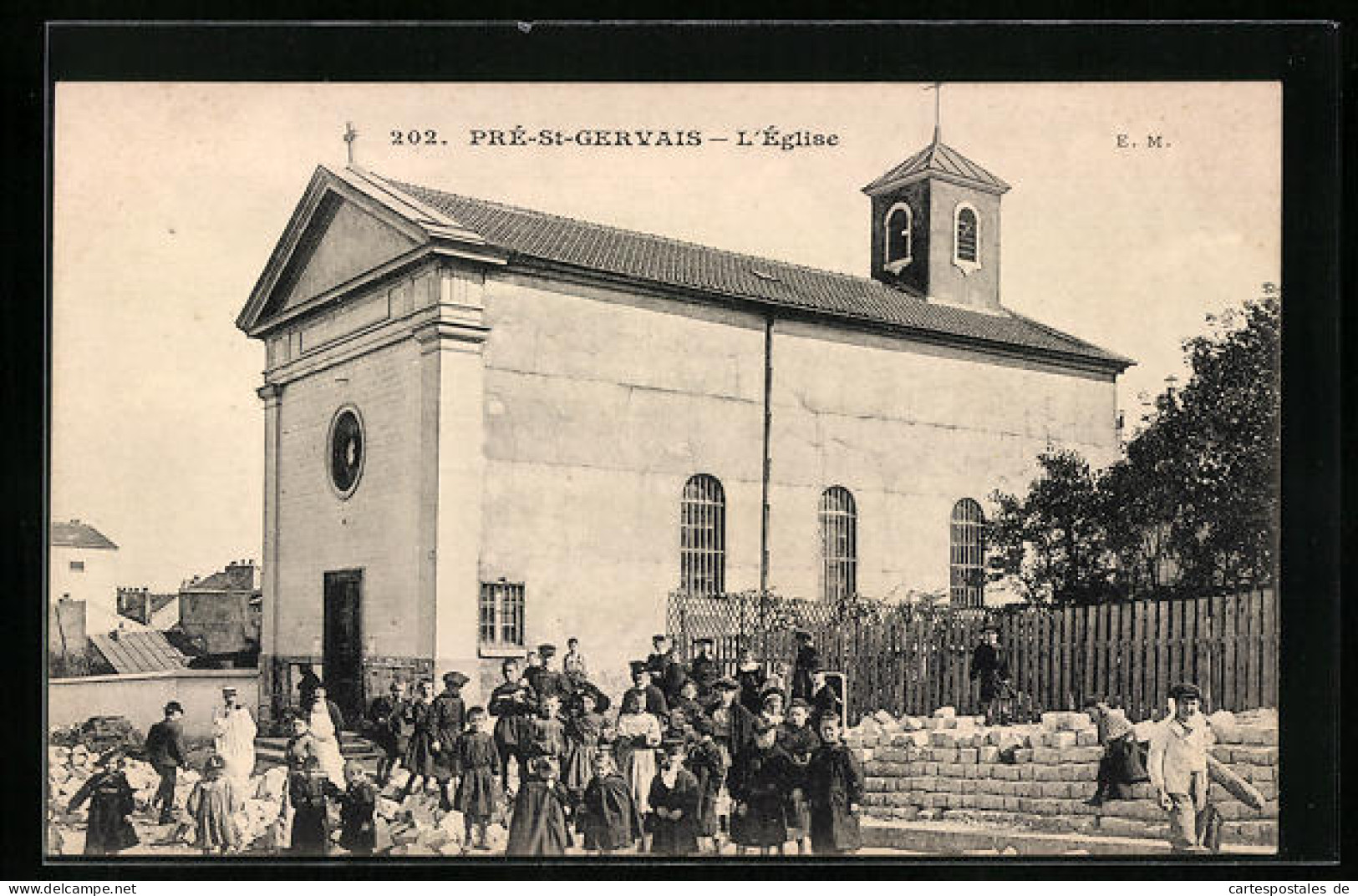 CPA Le Pré-St-Gervais, L'Église  - Sonstige & Ohne Zuordnung