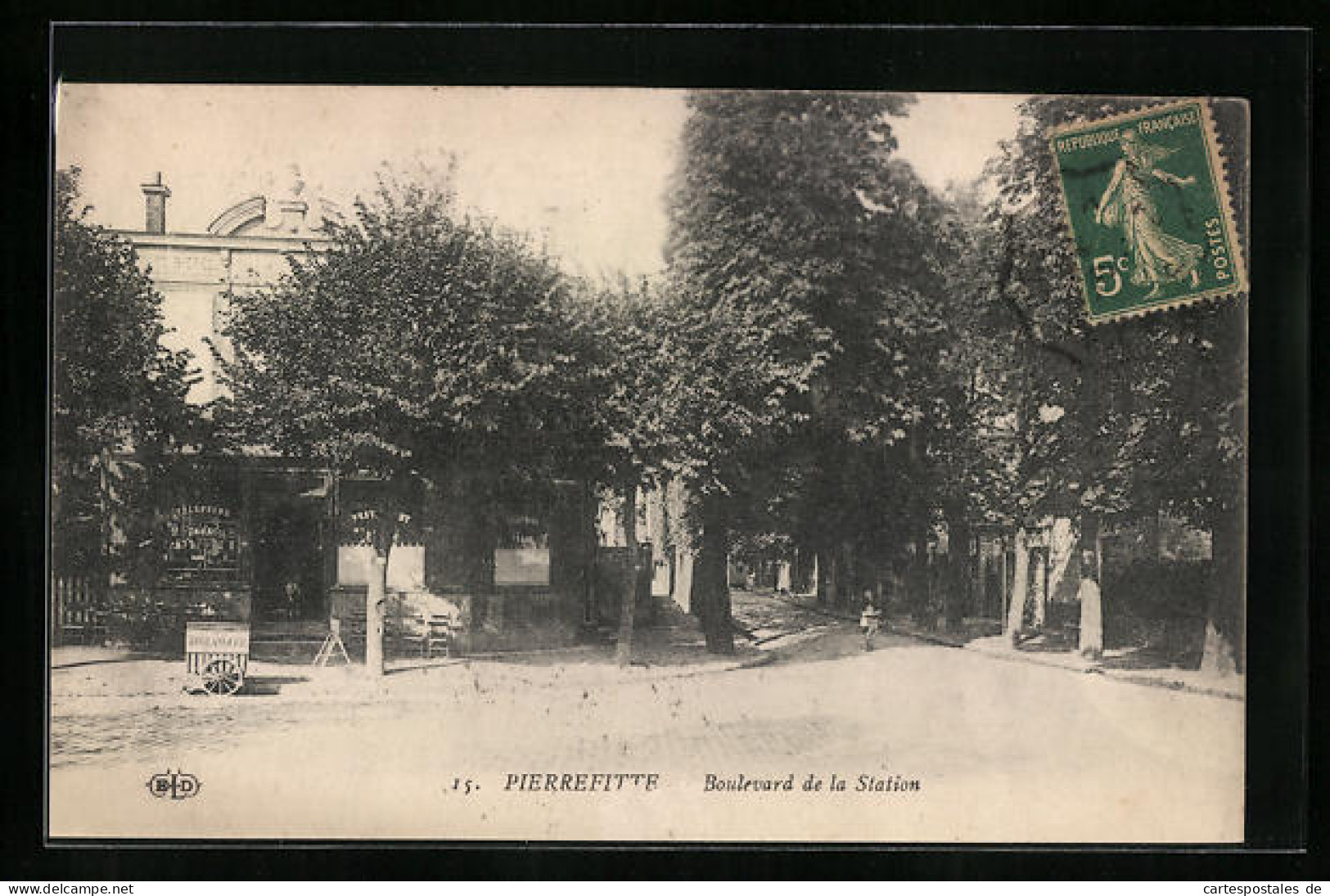 CPA Pierrefitte, Boulevard De La Station  - Sonstige & Ohne Zuordnung