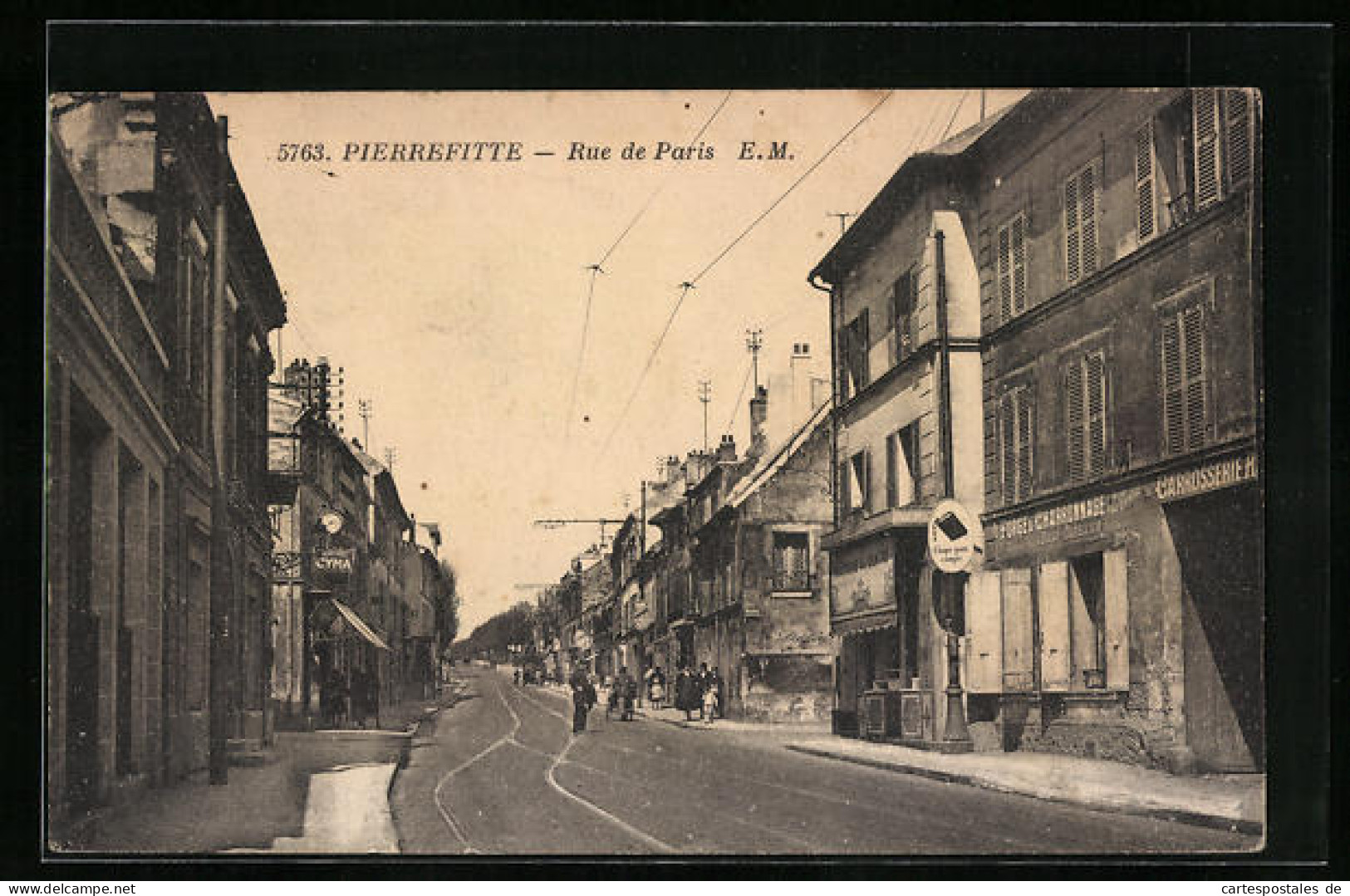 CPA Pierrefitte, Rue De Paris  - Andere & Zonder Classificatie
