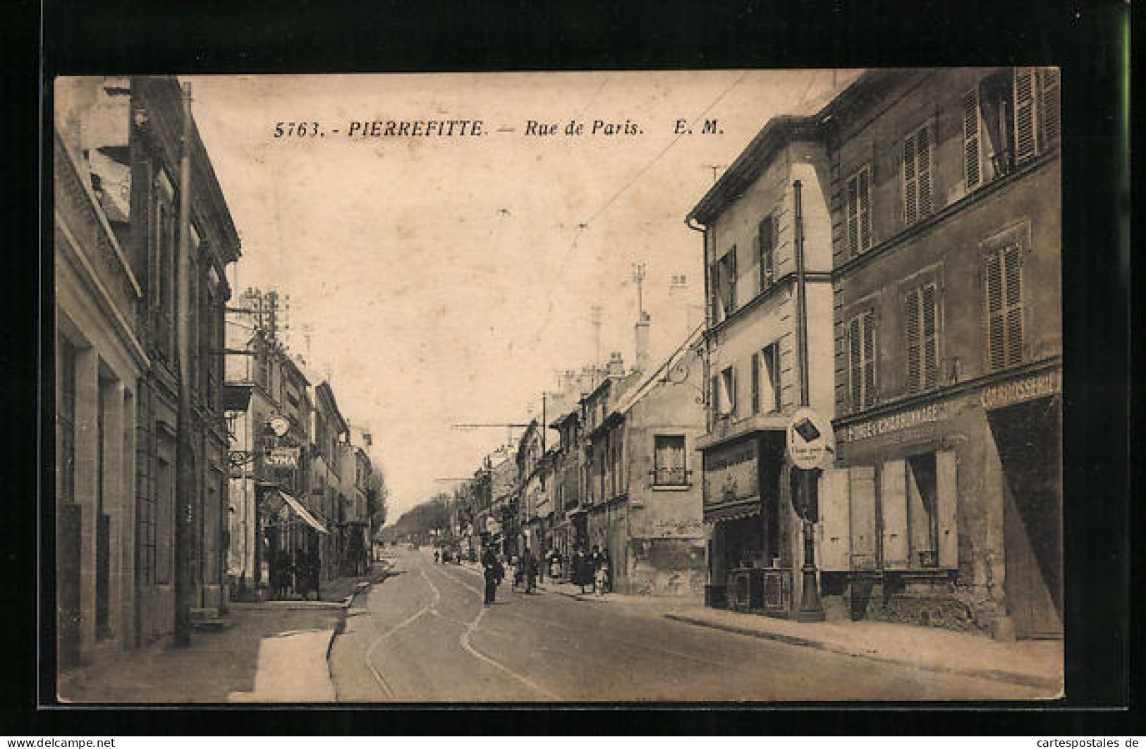 CPA Pierrefitte, Rue De Paris  - Autres & Non Classés