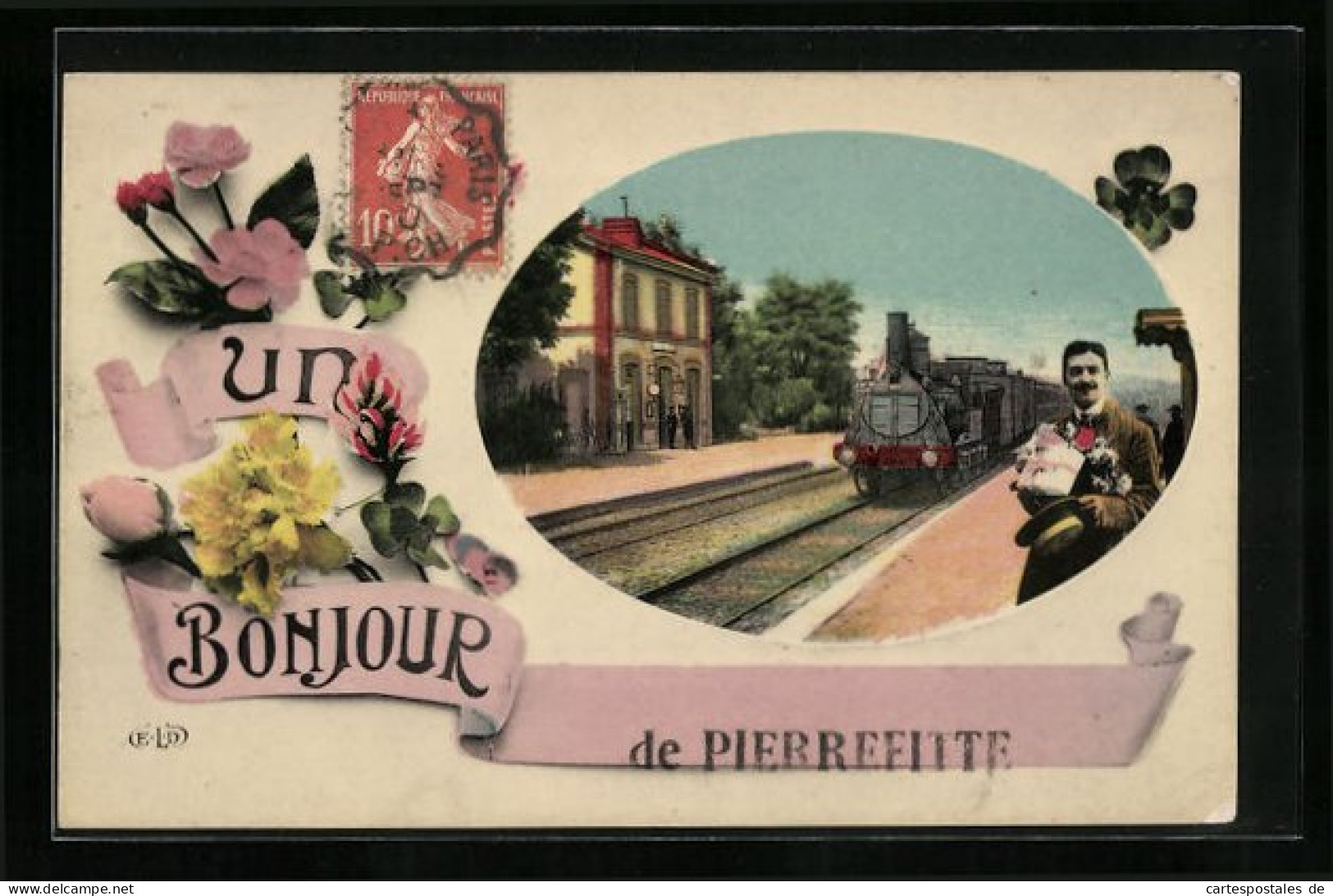 CPA Pierrefitte, La Gare  - Other & Unclassified