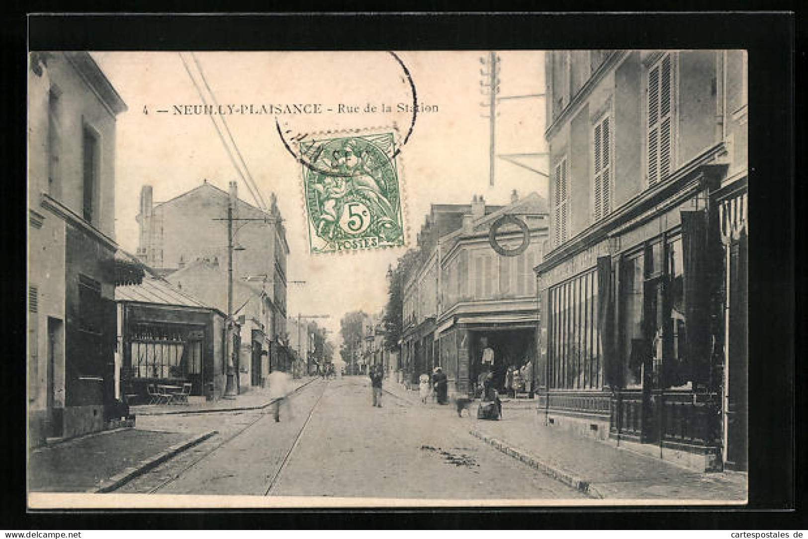 CPA Neuilly-Plaisance, Rue De La Station  - Neuilly Plaisance