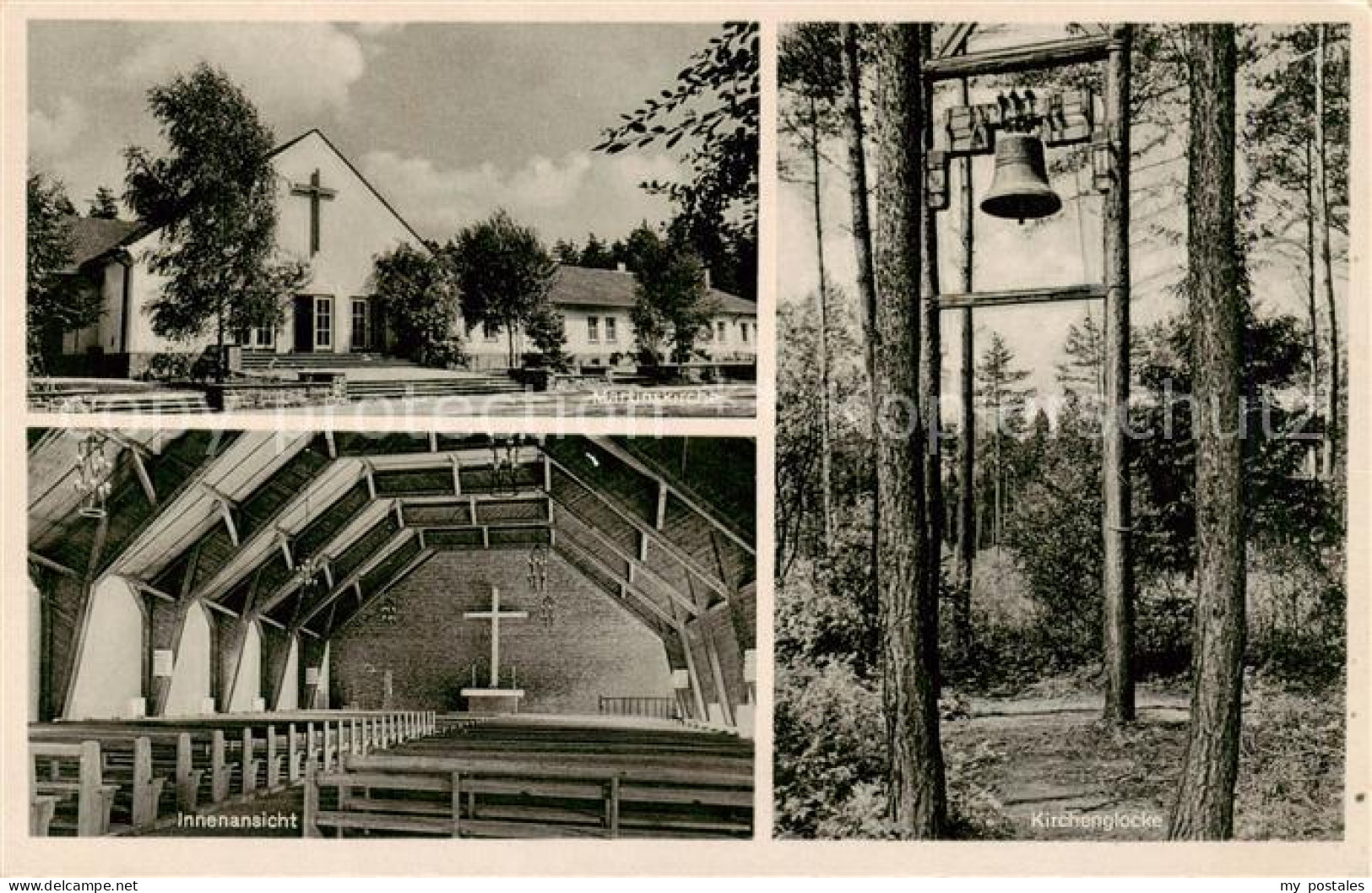 73828887 Mittwald Espelkamp Martinkirche Innenansicht Kirchenglocke Mittwald Esp - Espelkamp