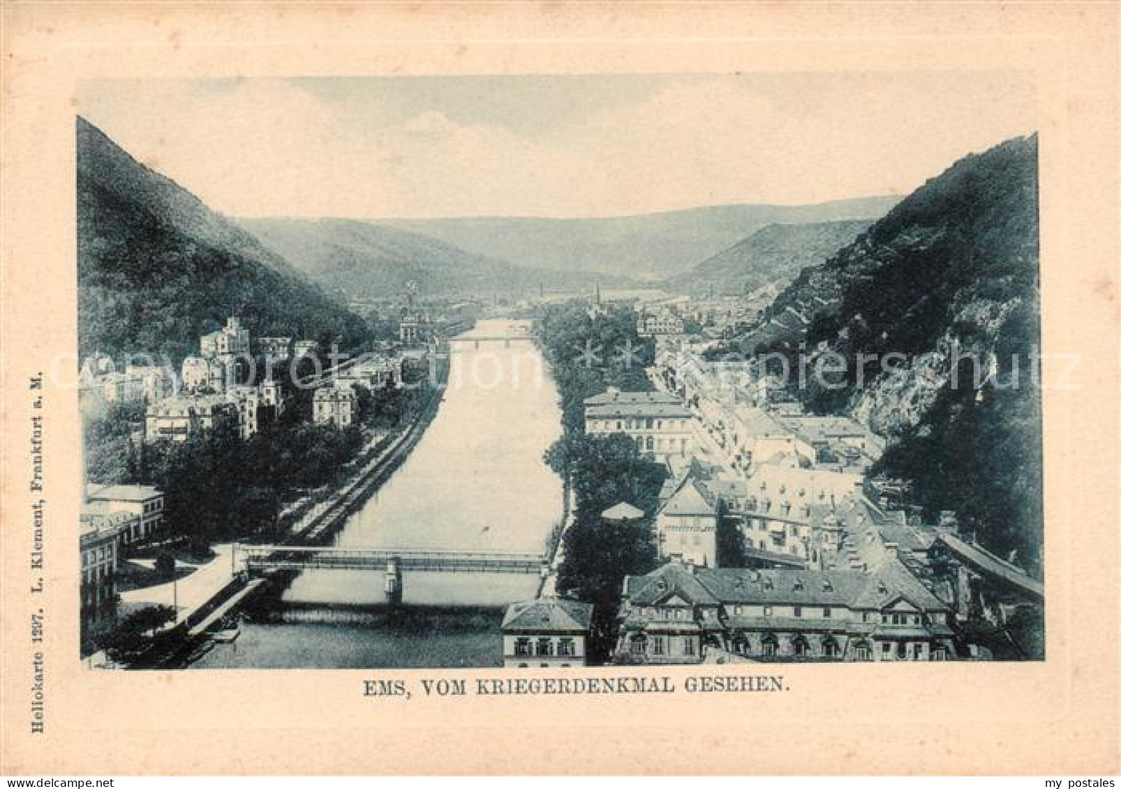 73828771 Ems Bad Blick Vom Kriegerdenkmal Ems Bad - Bad Ems