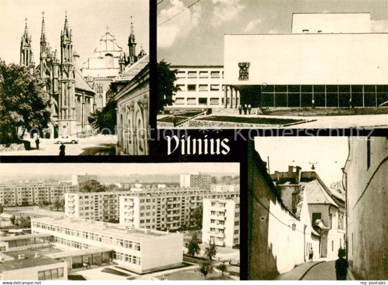 73828741 Vilnius Ein Gothikensemble Kulturpalast Der Bauarbeiter Armija Prospekt - Lithuania