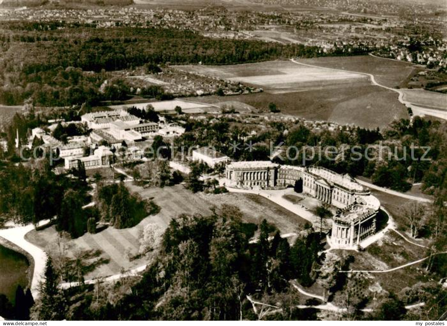 73828719 Wilhelmshoehe Kassel Blick Auf Schloss Gewaechshaus Und Schlosshotel Wi - Kassel