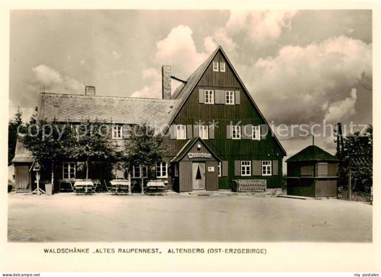 73828703 Altenberg Erzgebirge Waldschaenke Altes Raupennest Altenberg Erzgebirge - Geising