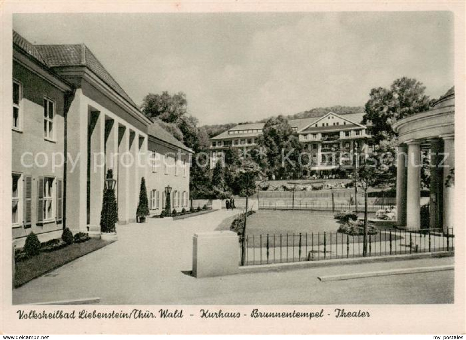 73828699 Bad Liebenstein Kurhaus Brunnentempel Theater Bad Liebenstein - Bad Liebenstein