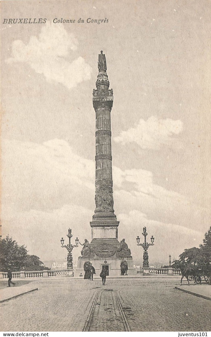 CPA Bruxelles-Colonnes Du Congrès   L2876 - Monumentos, Edificios