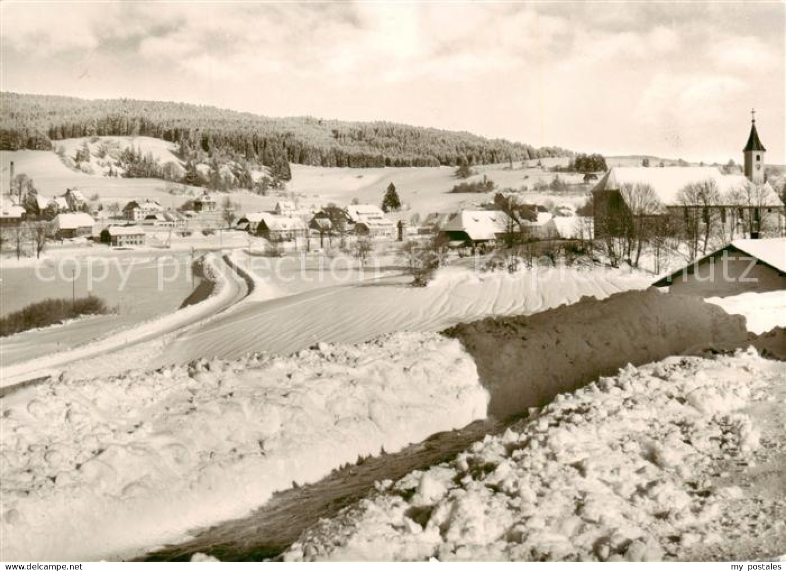 73794266 Haeusern Schwarzwald Teilansicht Im Winter M. Hotel Albtalblick Haeuser - Altri & Non Classificati