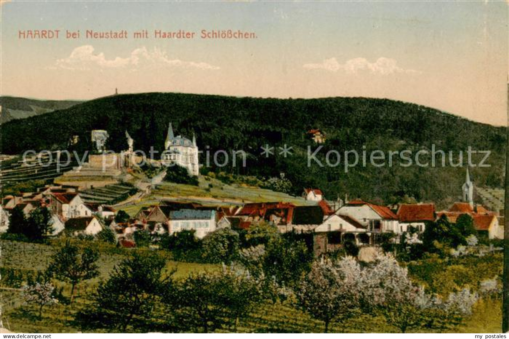 73794216 Haardt Weinstrasse Teilansicht M. Haardter Schloesschen Haardt Weinstra - Neustadt (Weinstr.)