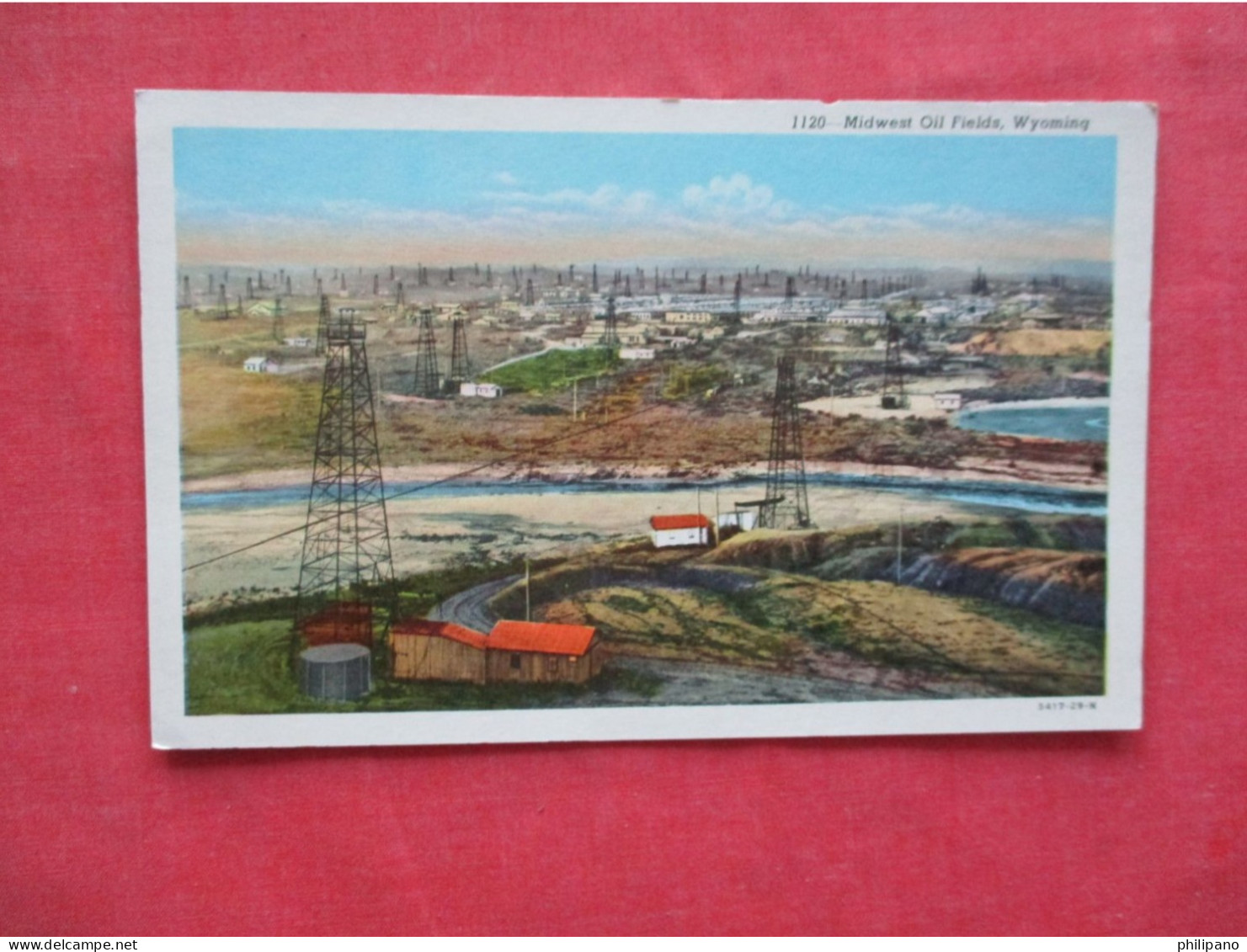 Mifwest Oil Fields. Wyoming    Ref 6395 - Other & Unclassified