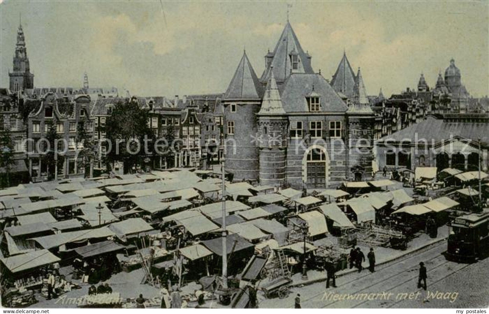 73794146 Amsterdam  NL Nieuwmarkt Met Waag  - Other & Unclassified