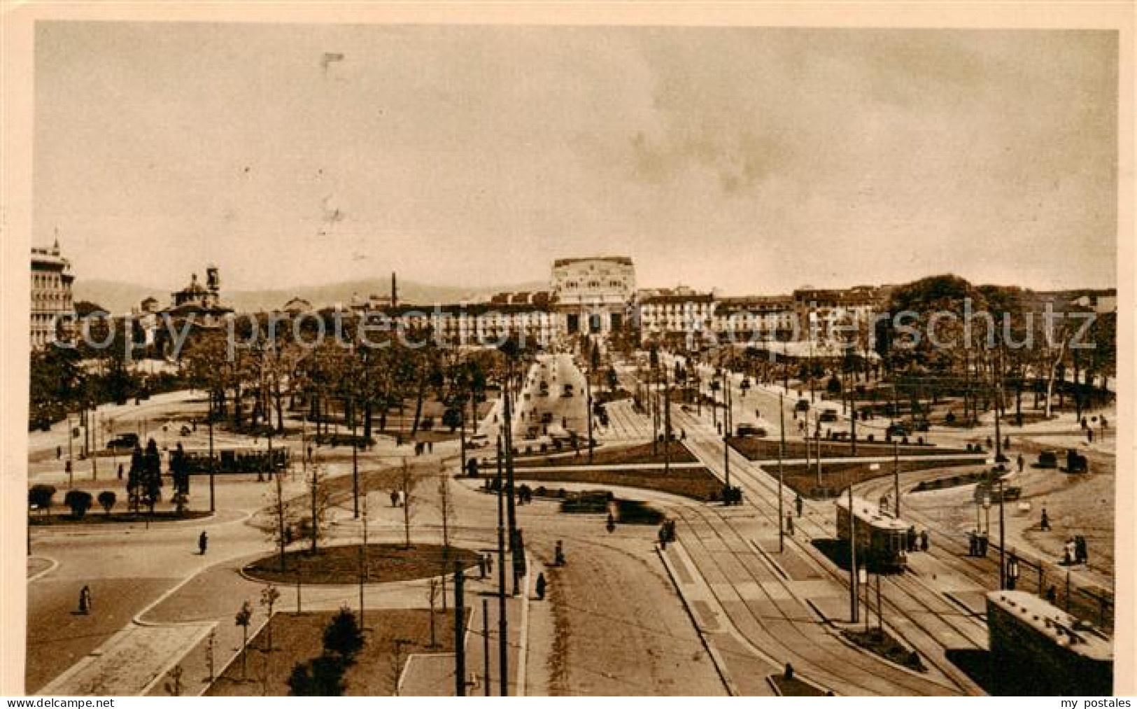 73794126 Milano Mailand IT Piazzale Fiume E Miani Con La Stazione Centrale - Str - Autres & Non Classés