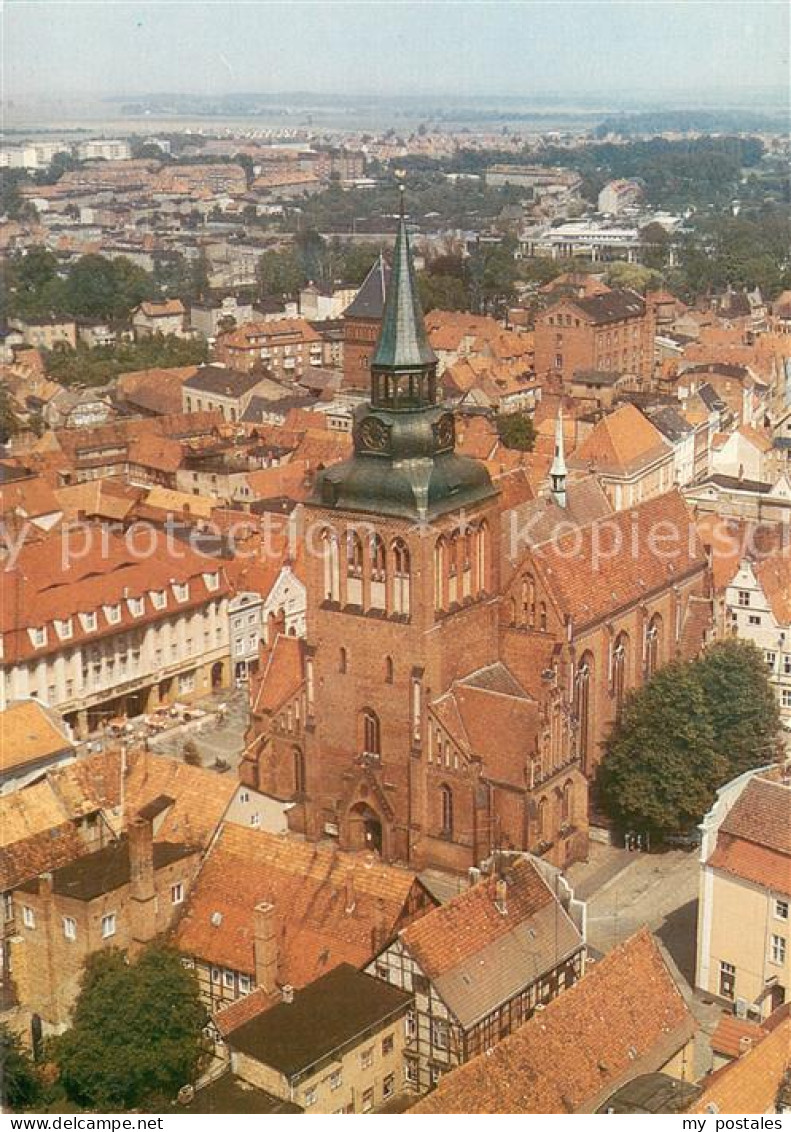 73745976 Guestrow Mecklenburg Vorpommern Stadt Und Pfarrkirche St Marien Flieger - Güstrow