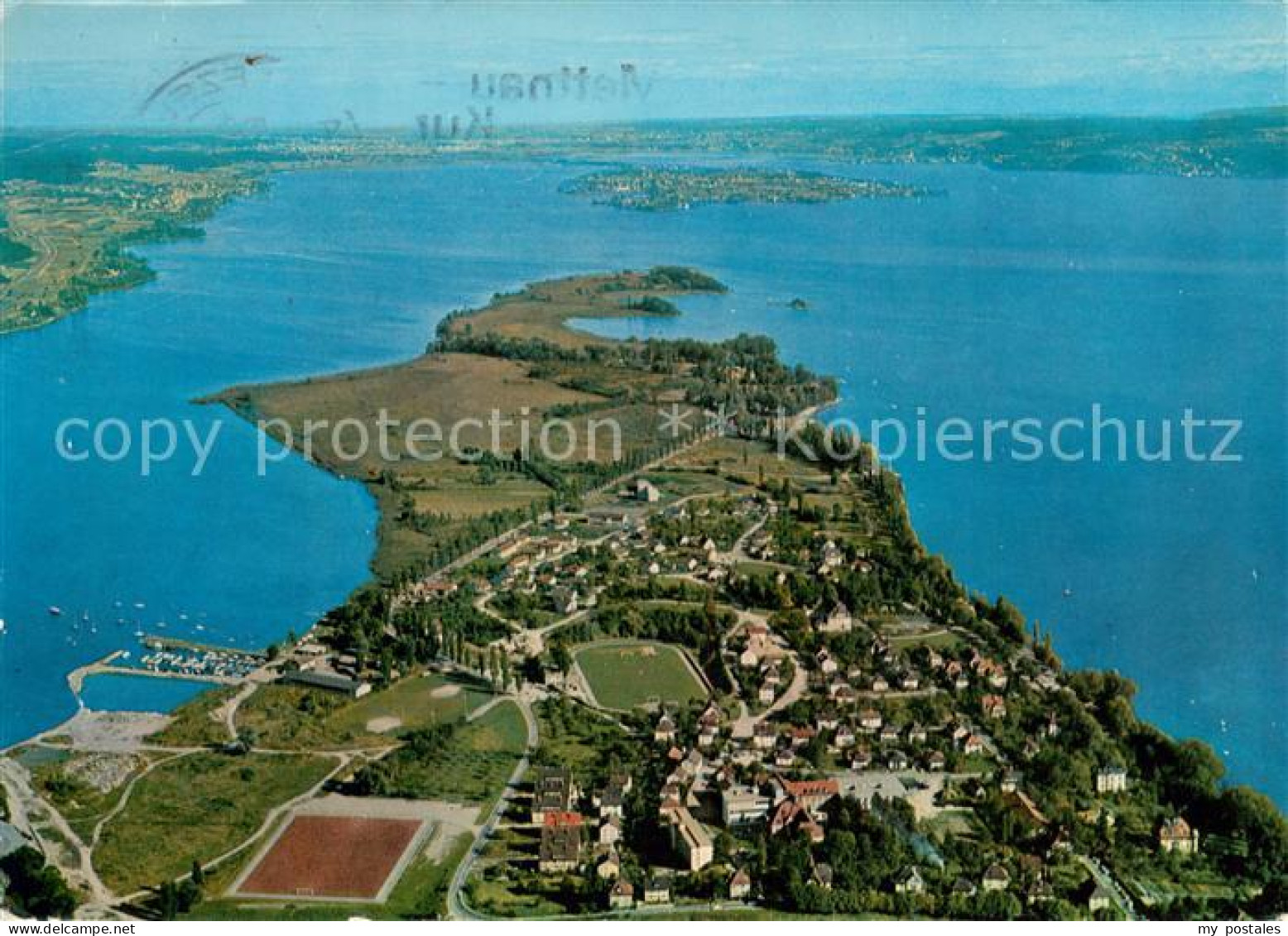 73745974 Radolfzell Bodensee Fliegeraufnahme Mit Halbinsel Mettnau Insel Reichen - Radolfzell