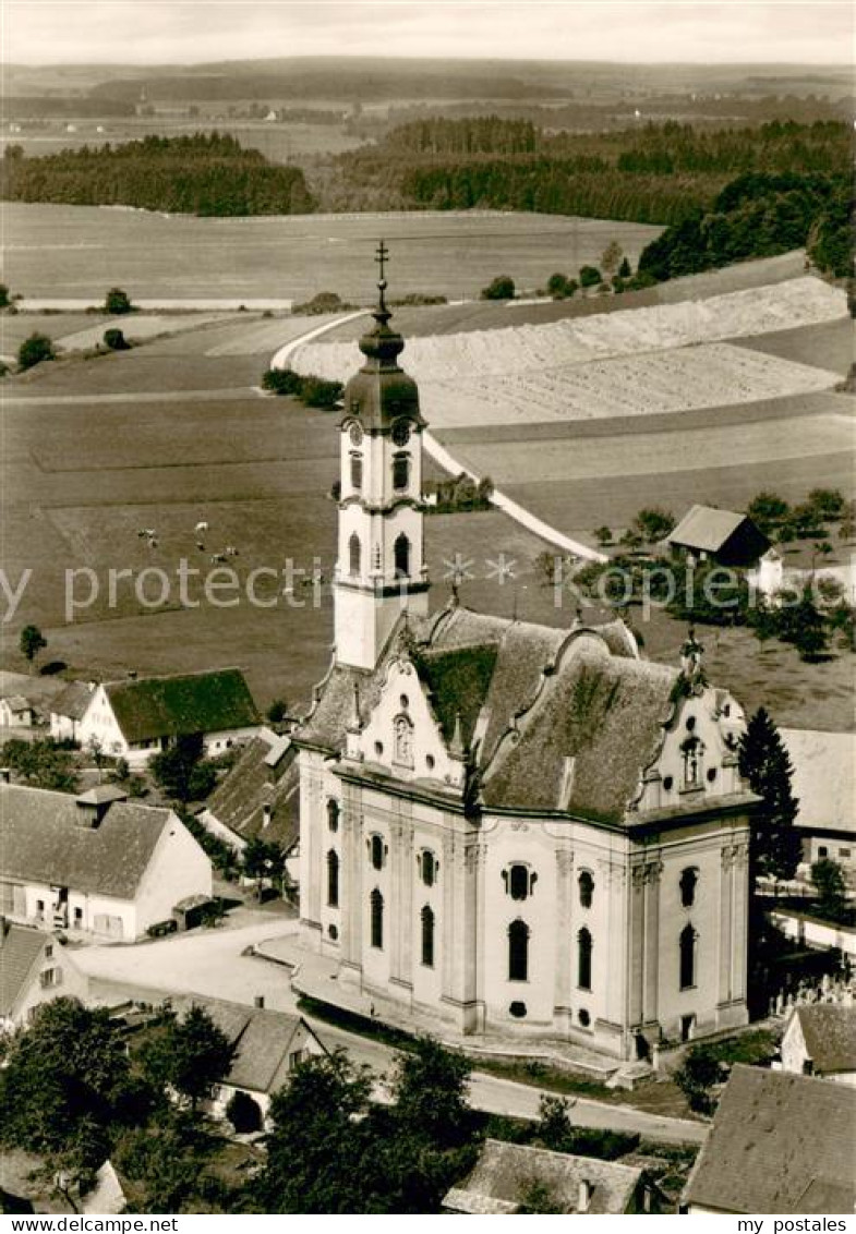 73745969 Steinhausen Bad Schussenried Wallfahrtskirche Fliegeraufnahme Steinhaus - Bad Schussenried