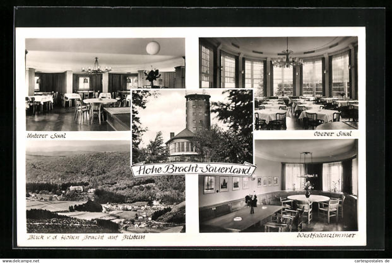 AK Kirchhundem / Sauerland, Aussichtsturm Hohe Bracht, Gasthaus  - Autres & Non Classés