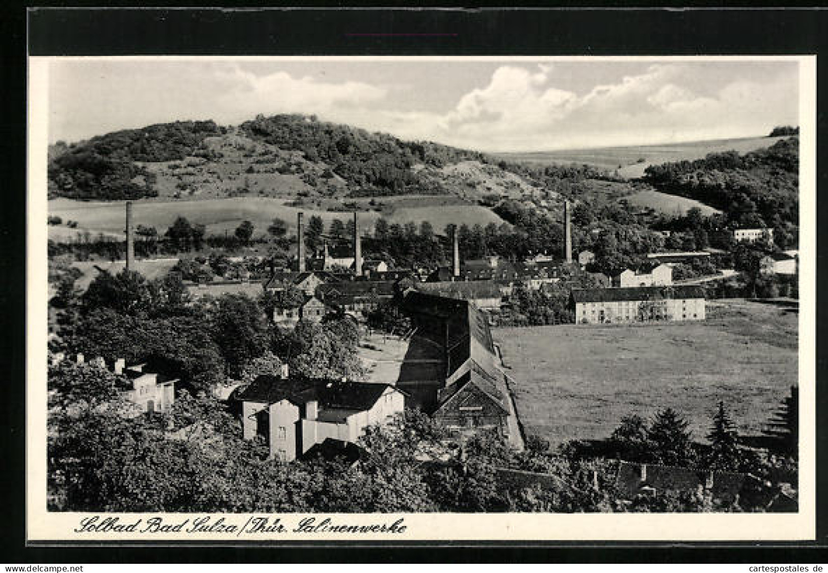 AK Bad Sulza / Thür., Blick Auf Die Salinenwerke  - Bad Sulza