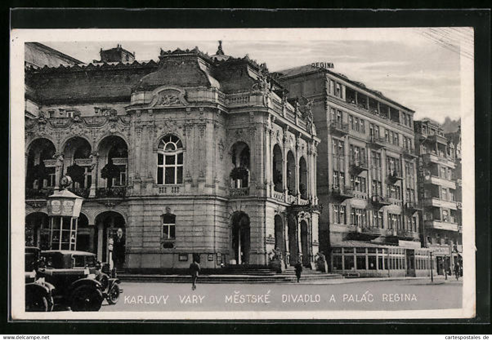 AK Karlovy Vary, Mestske Divadlo A Palac Regina  - Tschechische Republik