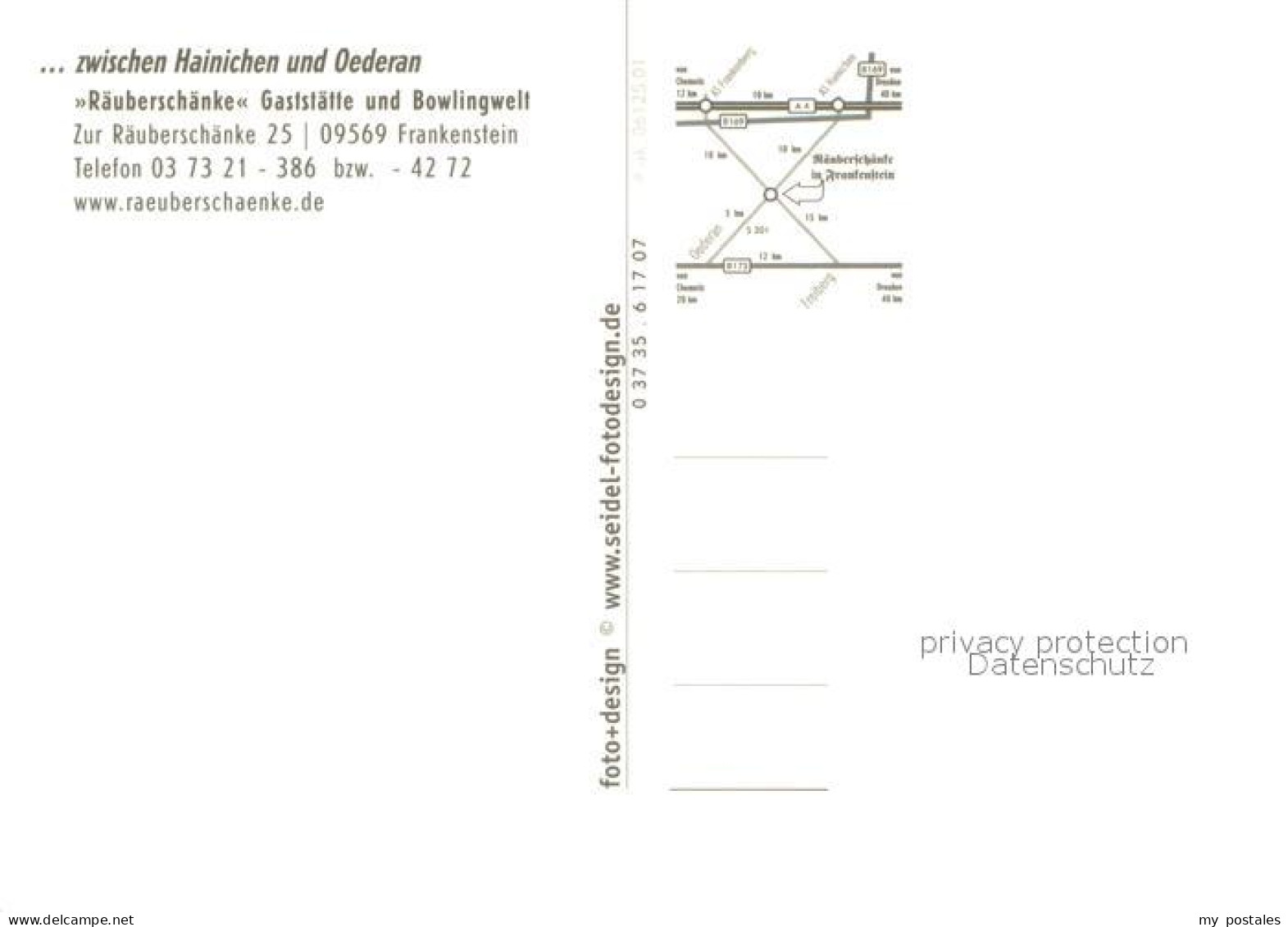 73745887 Frankenstein Sachsen Raeuberschaenke Gaststaette Und Bowlingwelt  - Andere & Zonder Classificatie